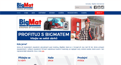 Desktop Screenshot of bigmat-stavebniny.cz
