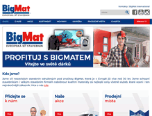 Tablet Screenshot of bigmat-stavebniny.cz